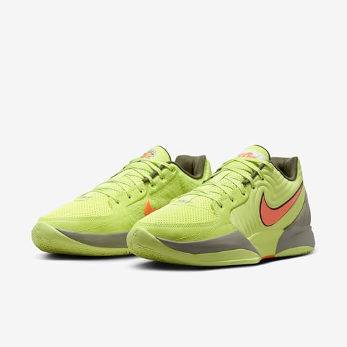 Nike Ja 2 Basketball Shoes Size 13 - Light Lemon & Cargo Khaki, Men's Athletic Sneakers