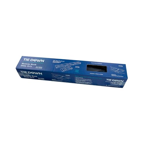 Modular Marine Bunk Guide-On Kit - Black for 2x6 Wooden Bunks, Boat Trailer