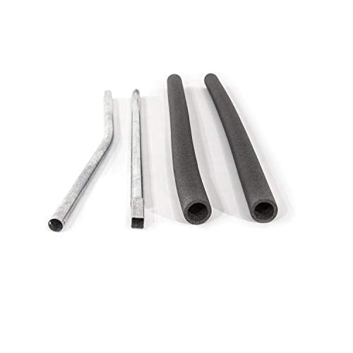 Skywalker Trampolines Single Enclosure Pole Set - Galvanized Replacement for Models 4201, 4202, 5075 - Weather-Resistant Steel, Includes Foam - Variation of THIS Listing
