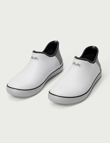 HUK Men's Rogue Wave Waterproof Fishing Shoes 11 White - Sport & Outdoor Gear