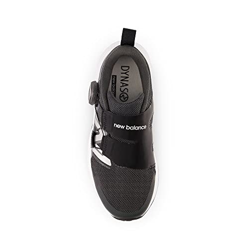 New Balance Kids' DynaSoft Reveal V4 Boa Running Shoe - Big Kid Blacktop Silver