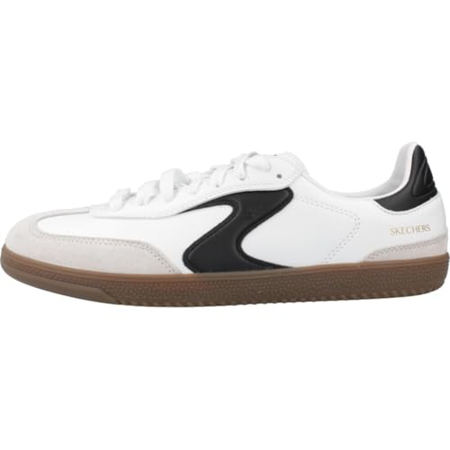 Skechers Women's Hotshot Kickoff Sneakers - White Black 6.5
