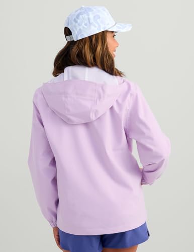 HUK Women's Storm Heavy Duty Waterproof Rain Jacket - Orchid Bloom, Large