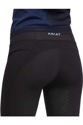 Ariat Women's Ascent Half Grip Tight - Small Black | Equestrian Activewear