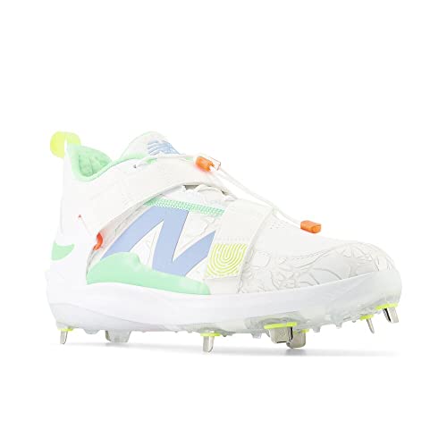 New Balance Men's FuelCell Lindor V2 Baseball Cleats - 11.5 Optic White/Neon Dragonfly/Electric Jade