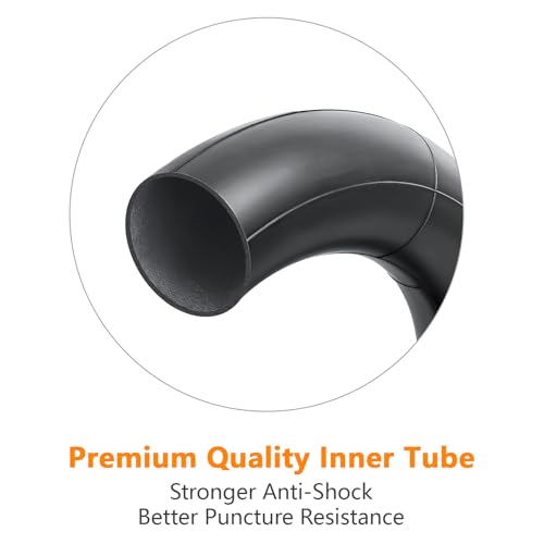 16x2.125 Bike Inner Tube with Bent Valve Stem - Compatible with 16 Inch Bikes, Electric Bicycles, Motorcycles, Kids Bikes - 2 Pack