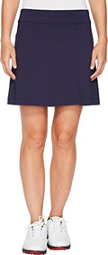 Women's 17-Inch Golf Skort with Stretch & UPF 50 - Large Peacoat Variation