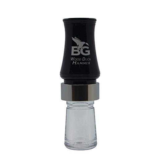 Wood Duck Hunting Call - Buck Gardner BGC Polycarbonate Hammer Black/Clear
