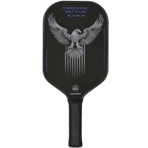 Vandossy T700 Carbon Fiber Pickleball Paddle - 250th Anniversary Edition SQ 16MM