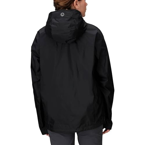 Marmot Women's Precip Eco Waterproof Rain Jacket - Large Black, Latest Collection