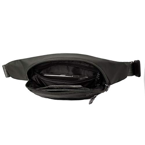 Travelon Anti-Theft Active Waist Pack Black - RFID Blocking Security Bag