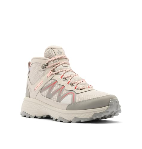 Columbia Women's Peakfreak Rush Mid Outdry Hiking Boots - Cloud Grey Poppy Red