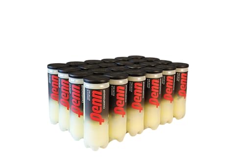 Penn Championship Extra Duty Tennis Balls - 24 Cans, 72 Balls, USTA & ITF Approved
