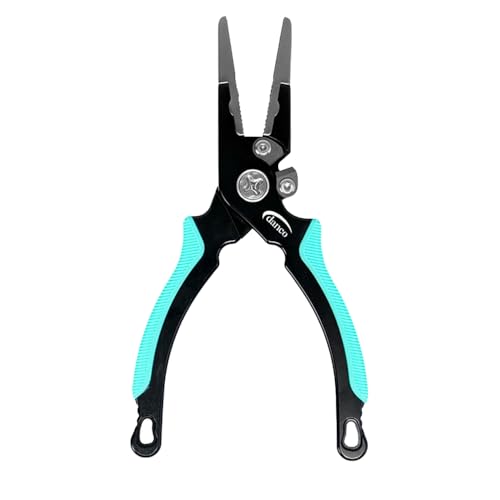 Danco Pro Series 6.5-Inch Aluminum Fishing Pliers with Titanium Jaws