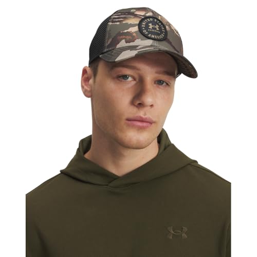 Under Armour Men's Freedom Mid Trek Hat - One Size / Black & Camo