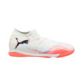 PUMA Mens Future 8 Match Indoor Soccer Cleats - White-Black-Red Variation 13