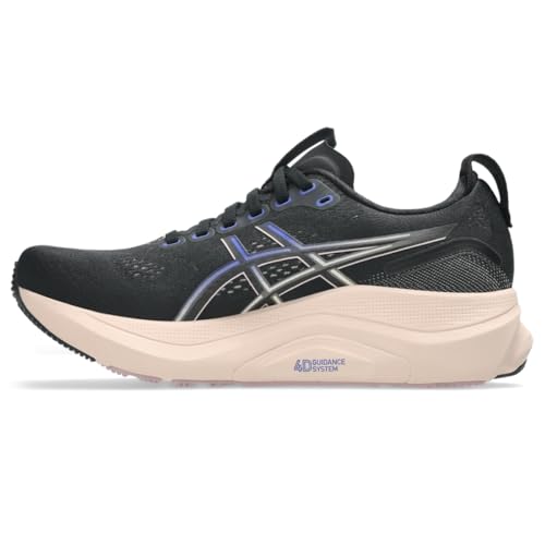ASICS Women's Gel-Kayano 32 Running Shoes Black/Pearl Pink 9.5 - Supportive Athletic Sneakers