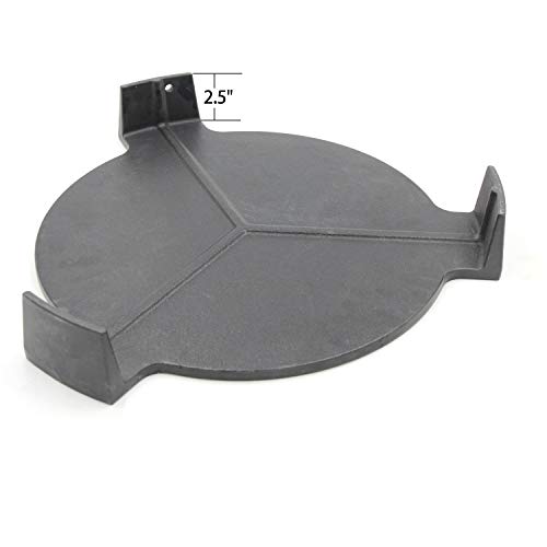 Cast Iron 18-Inch Plate Setter Conveggtor for Large Big Green Egg & Kamado with Legs