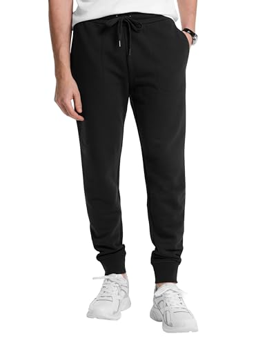 Michael Kors Men's Black Joggers - Medium Fit, Elevated Casual Pants
