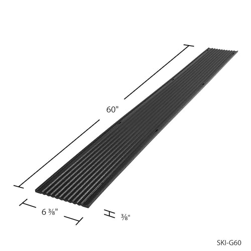 Black Ice 5' Ski Guide Rails 4-Pack for Snowmobile Trailers & Truck Beds
