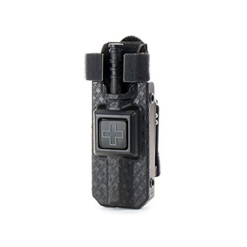 Rigid TQ Case for C-A-T Tourniquet with Basketweave Texture and Belt Attachment - Tourniquet Included