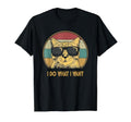 Men's Black 3X-Large Funny Cat Lover T-Shirt - I Do What I Want Variation