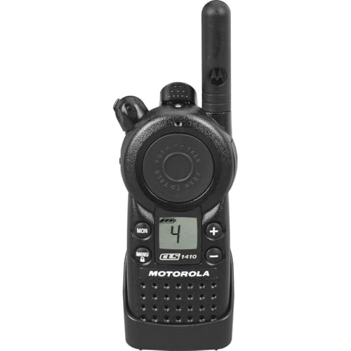 Motorola CLS1410 2-Way Radio UHF Walkie Talkie 5-Mile Range 4 Channels
