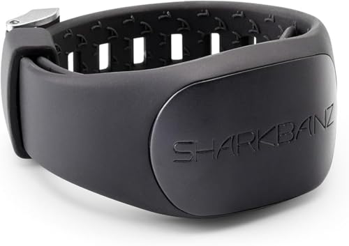 SHARKBANZ Magnetic Shark Deterrent Band for Swimming & Surfing - Slate/Black
