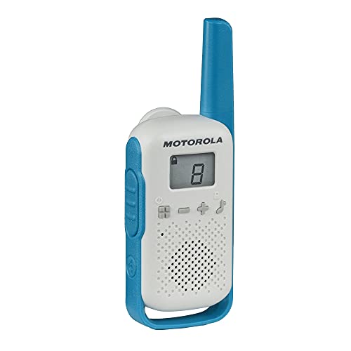Motorola Solutions T114TP White/Blue 16 Mile 2-Way Radio Pack - Easy Pairing