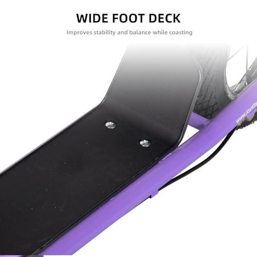 JOYSTAR Purple 12-Inch Kids Kick Scooter for Ages 5+ Teens & Youth