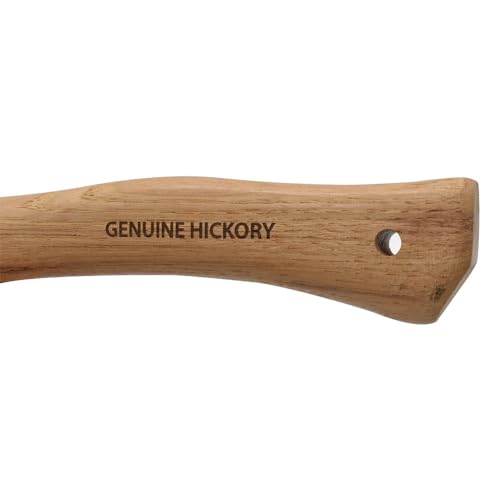Heavy-Duty 21 Oz Hatchet Axe with Hickory Handle - Camping & Woodworking Tool