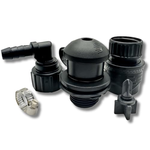 Mercury Black Outboard Quick Connect Flush Kit with Gasket Seal - Marine Engine Adapter
