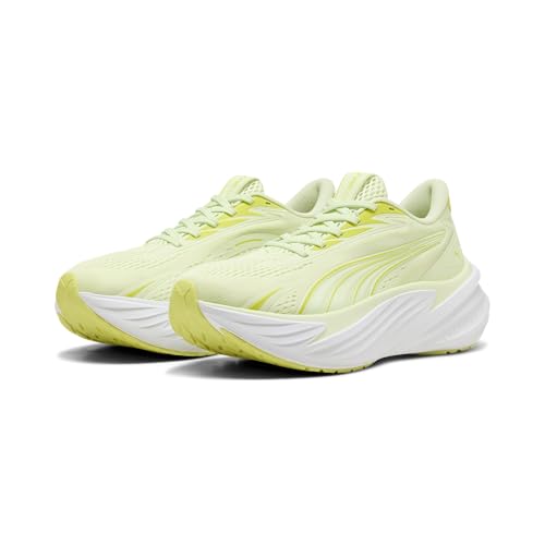 PUMA Maxima Pro Lace-Up Sneakers for Women Off White 8.5 Lux Lime-Puma White- Spritz