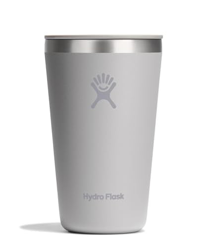 Hydro Flask 16 Oz All Around Tumbler with Press-In Lid - Birch Gray Insulated Travel Mug