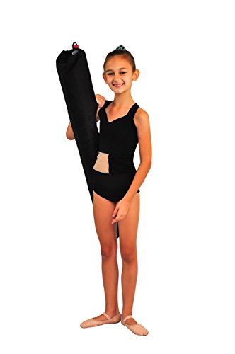 Portable Double Wood Ballet Barre 4 Ft with Adjustable Height & Carry Bag