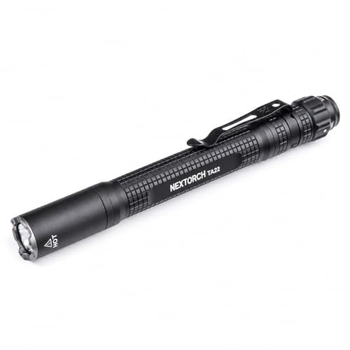 NEXTORCH TA22 Rechargeable Tactical Pen Flashlight 850 Lumens, Waterproof, Compact EDC Light