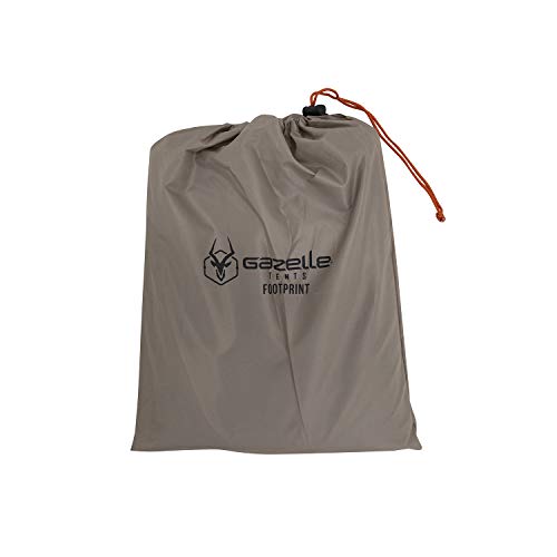 Waterproof Tent Footprint for Gazelle G5 4-Person Gazebo - 300D Tarp & Stakes