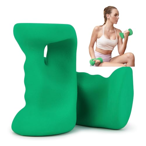 6 LBS Ergonomic Dumbbells Set for Home Workout - Hand Weights for Women, Pilates, Yoga, Jogging, Strength Training