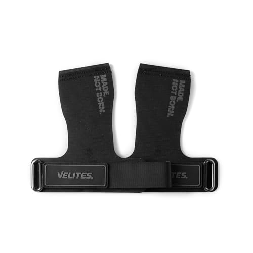 Velites All Terrain Crossfit Hand Grips No Holes - Large, Black