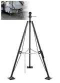 Swellisher 5th Wheel Gooseneck Tripod Stabilizer 5000lbs Load Adjustable Height 35-55" Heavy Duty RV Jack