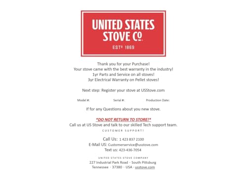 US Stove BSK1000 Barrel Camp Stove Kit for Steel Drums, Medium, Black