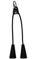 Dual Spiral Strength Tricep Rope for Resistance Training - Black