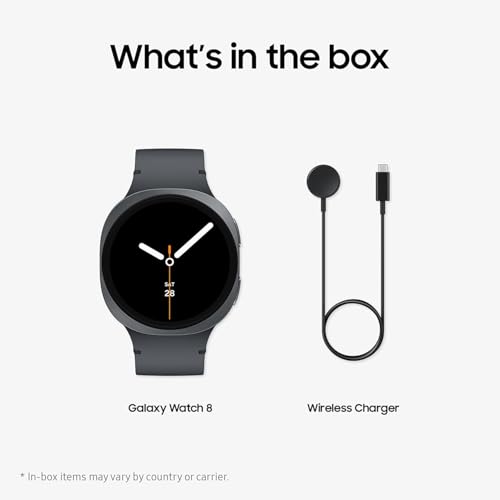 Graphite Samsung Galaxy Watch 8 40mm Bluetooth Wellness & Fitness Tracker