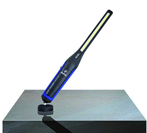 AP Astro Pneumatic 65SL Rechargeable LED Slim Work Light with Top Flashlight - 650 Lumens, Magnet & Adjustable Brightness
