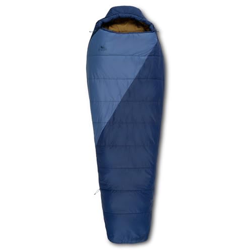 Dark Blue Kelty Cosmic Synthetic 20°F Backpacking Sleeping Bag - Long