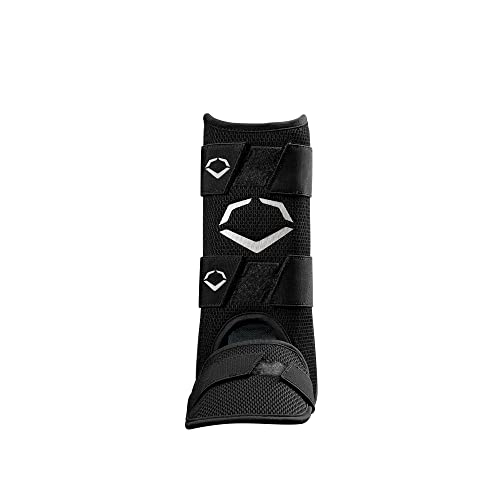 Youth Baseball Leg Guard - Black Protective Batters Leg Guard Series