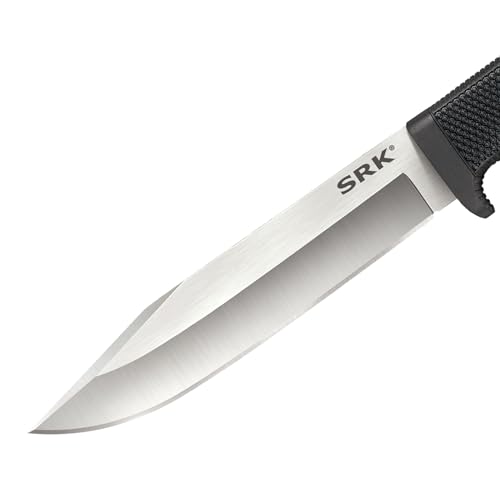 Cold Steel SRK Compact Fixed Blade Knife CPM 3V Steel Tactical Survival Knife with Sheath
