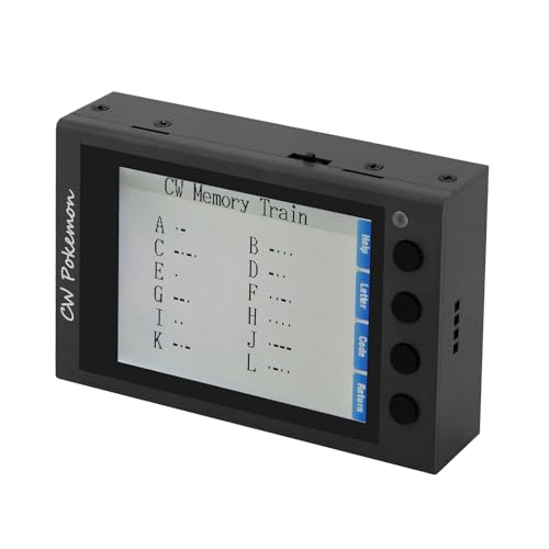 Hamgeek Pro Morse Code Trainer with 2.8" Screen for Telegraph Practice & Learning