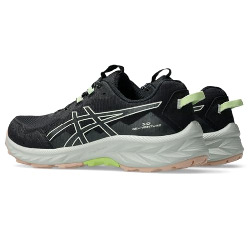 ASICS Women's Gel-Venture 10 Running Shoes Size 8.5 Black Green