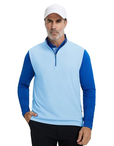 Men's Lightweight Performance Golf Vest X-Large Light Blue - M MAELREG